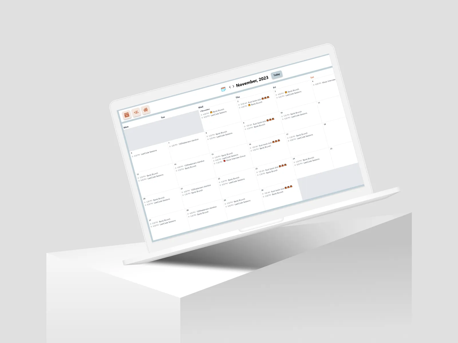 A preview of Together website
